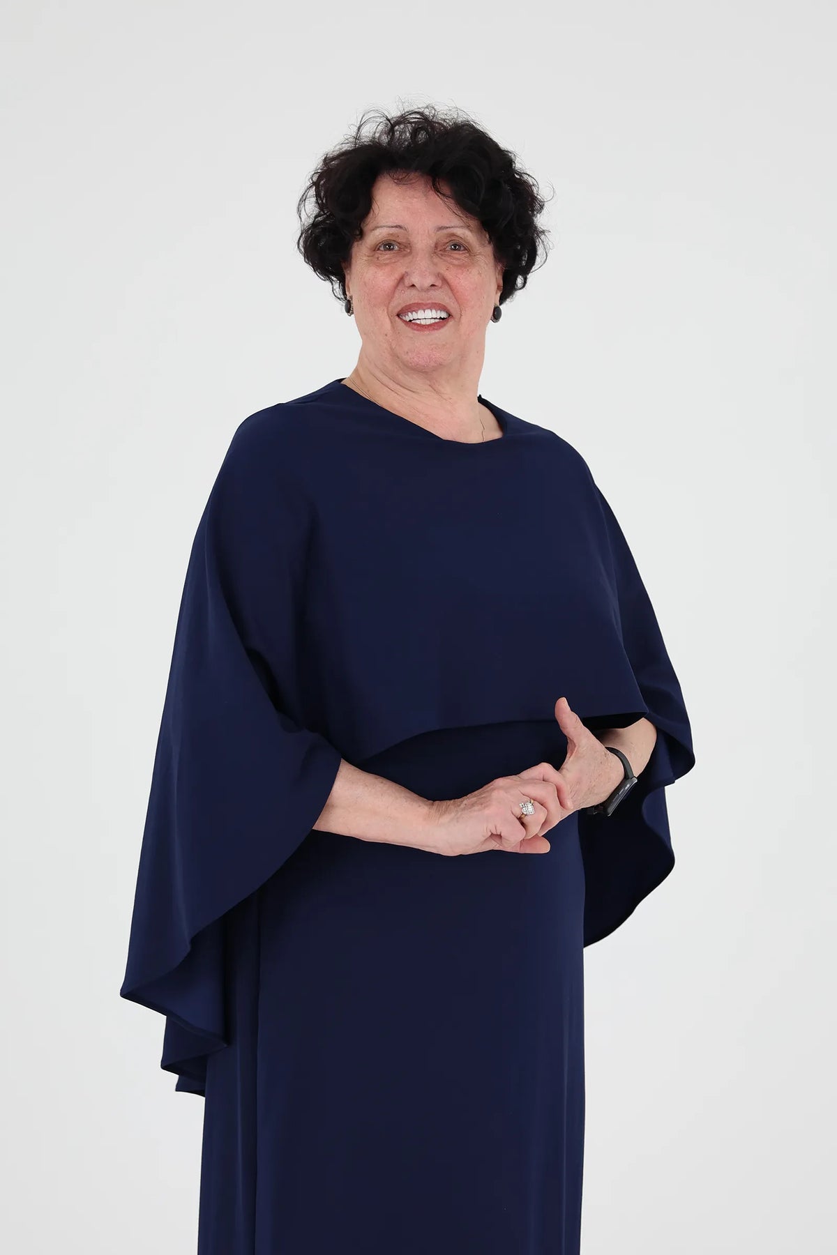 Fustan navy elegante