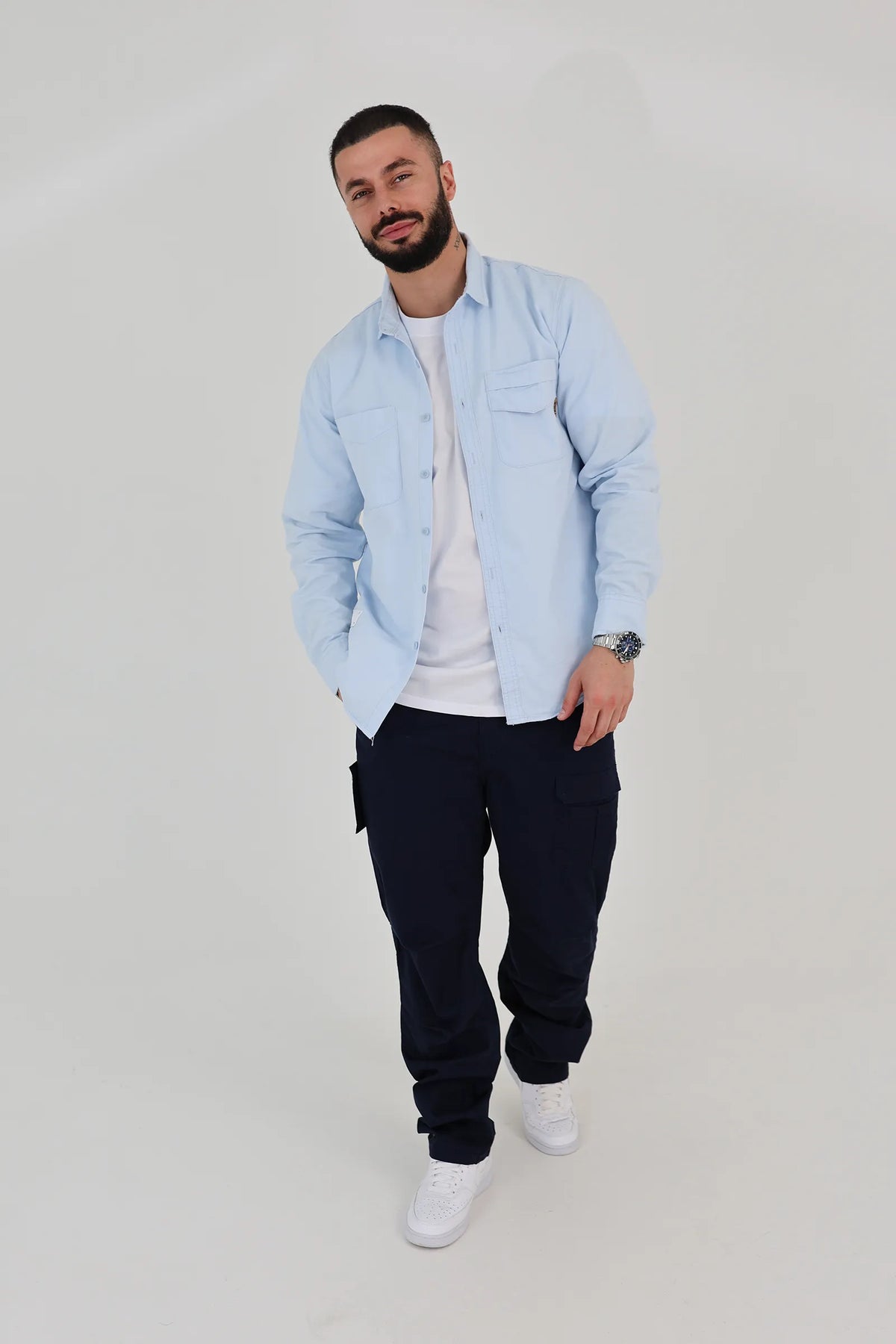 Pantallona  slim cargo