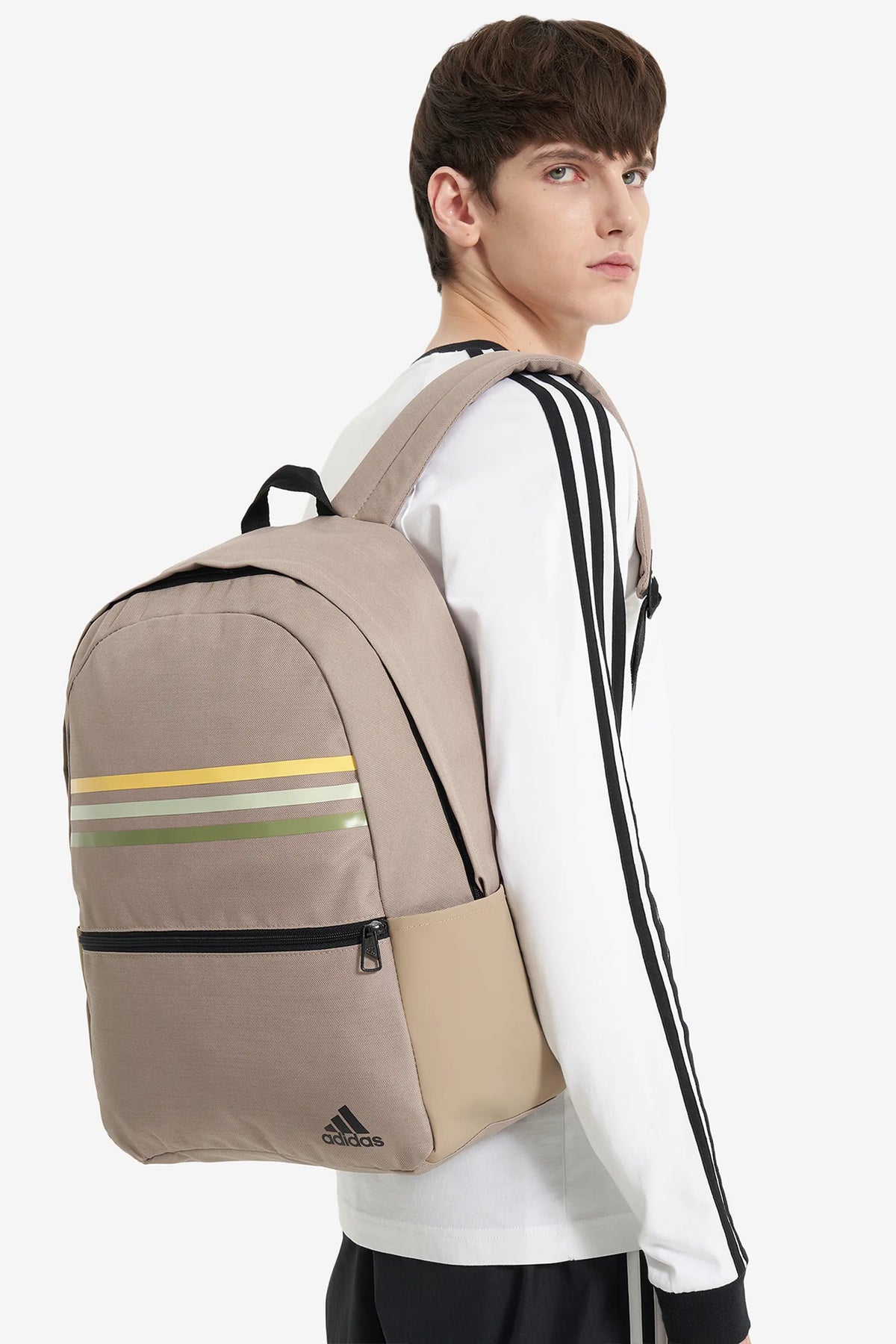 ÇANTË Classic Horizontal 3-Stripes Backpack