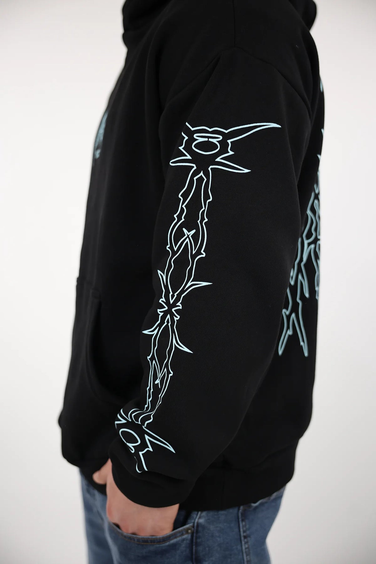 Duks print hoodie