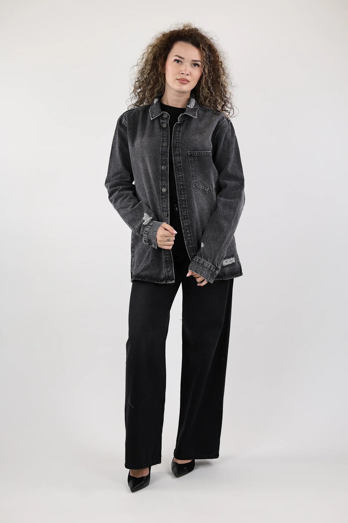 Jakne gray denim
