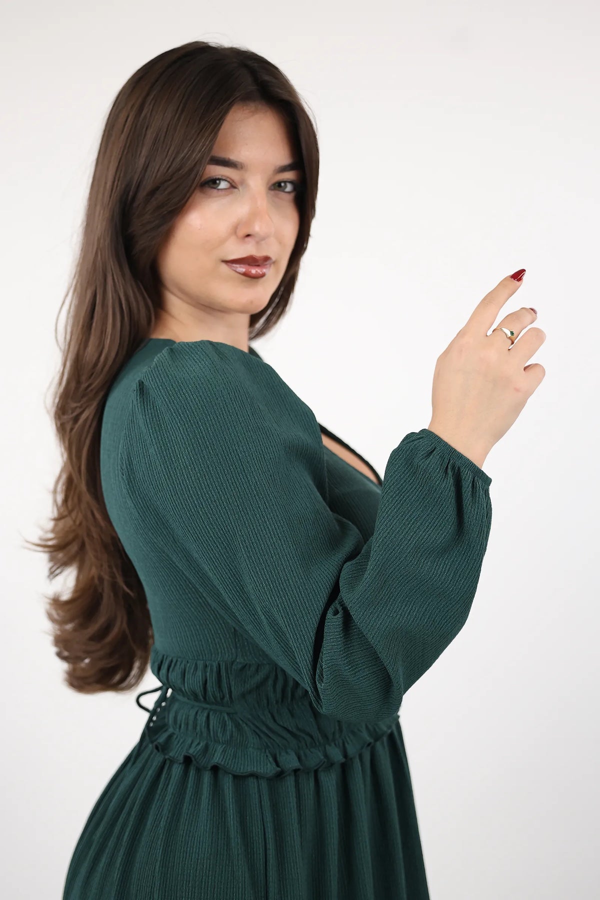 Fustan long sleeve