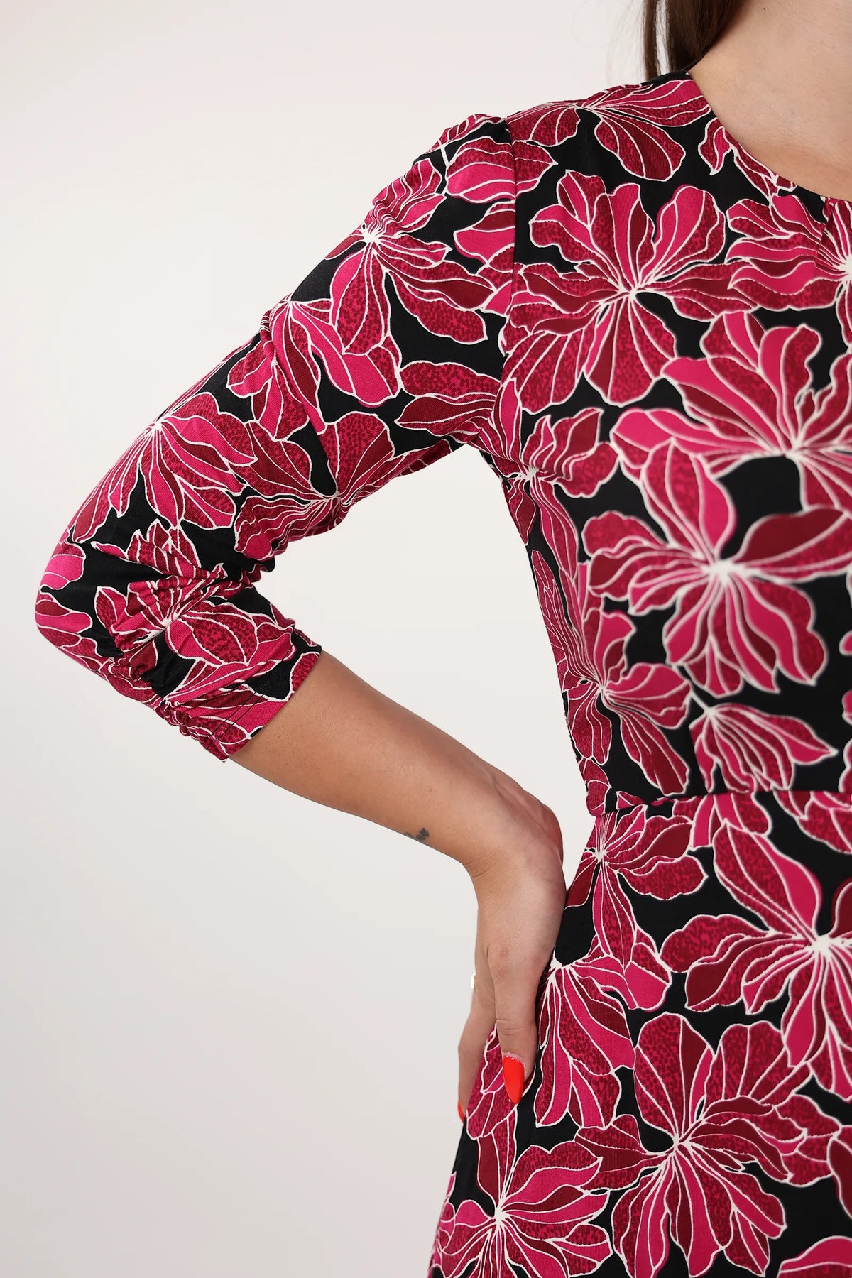 Fustan pinky flower