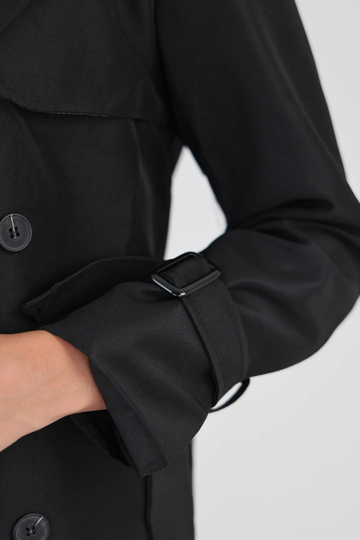 Mantil midi trench