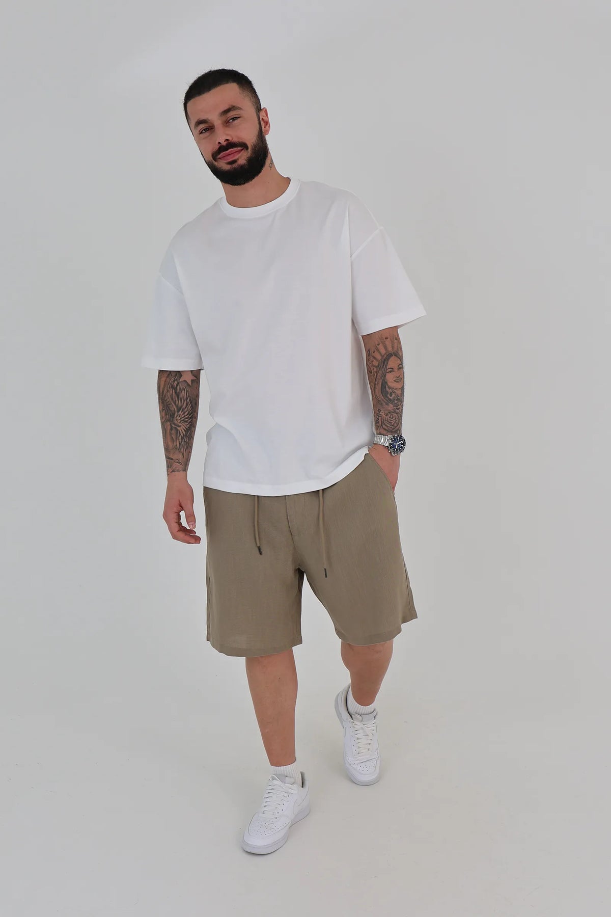 Pantallona relaxed shorts