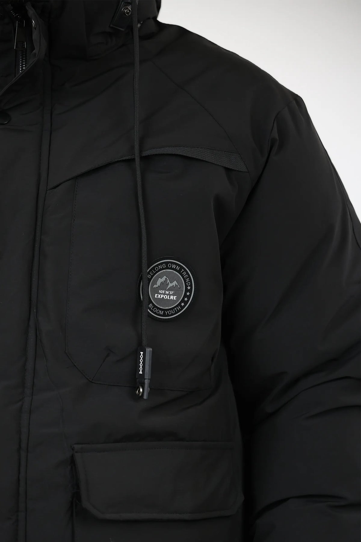 Jakne hooded puffer