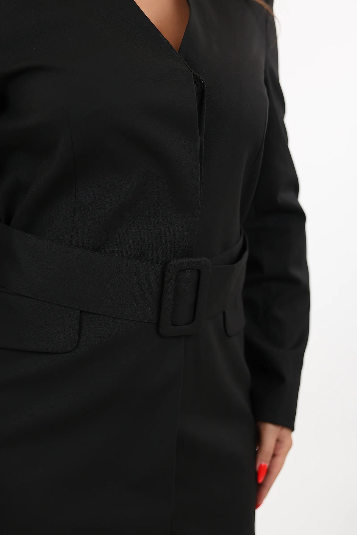 Fustan belted blazer