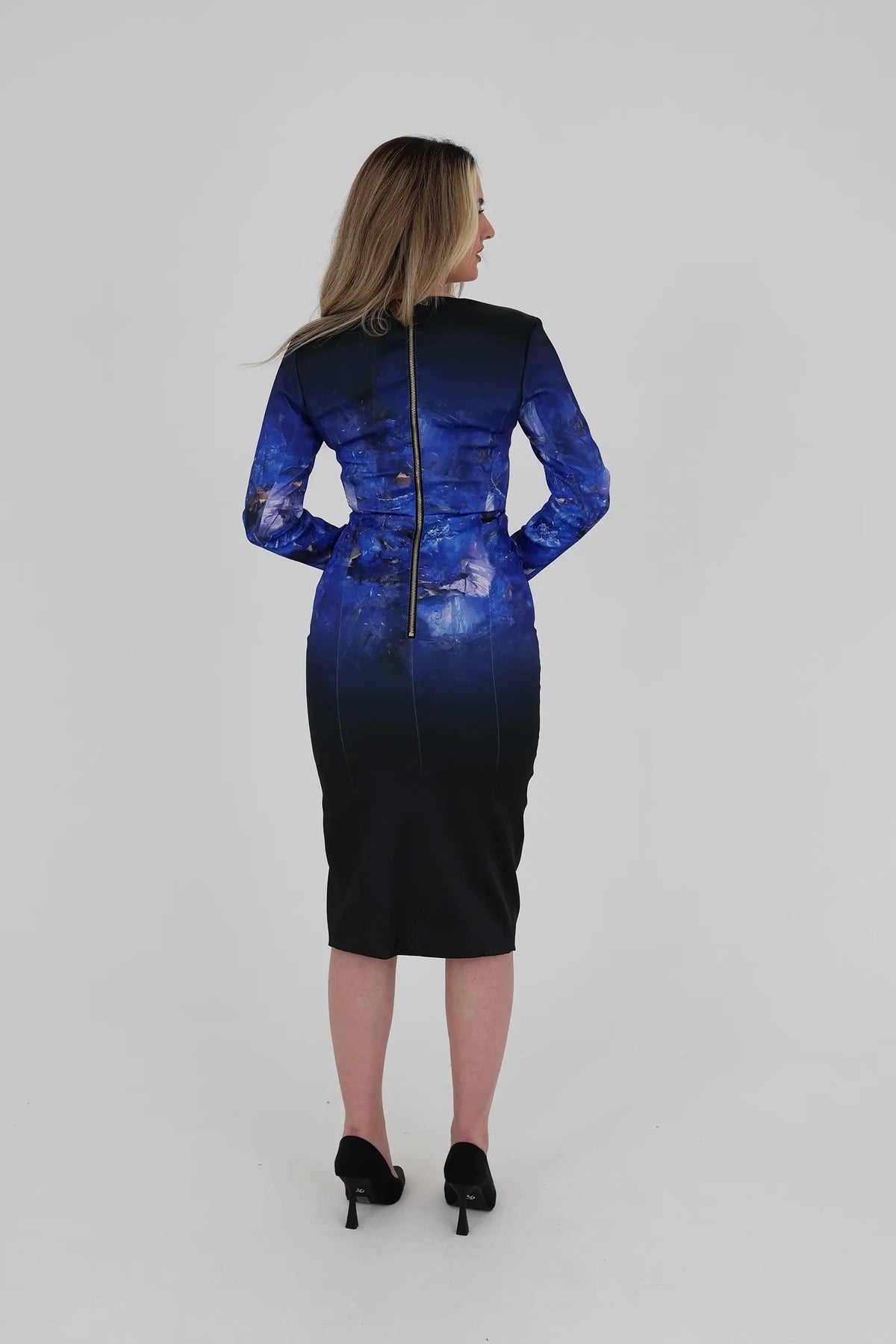 Fustan galaxy print