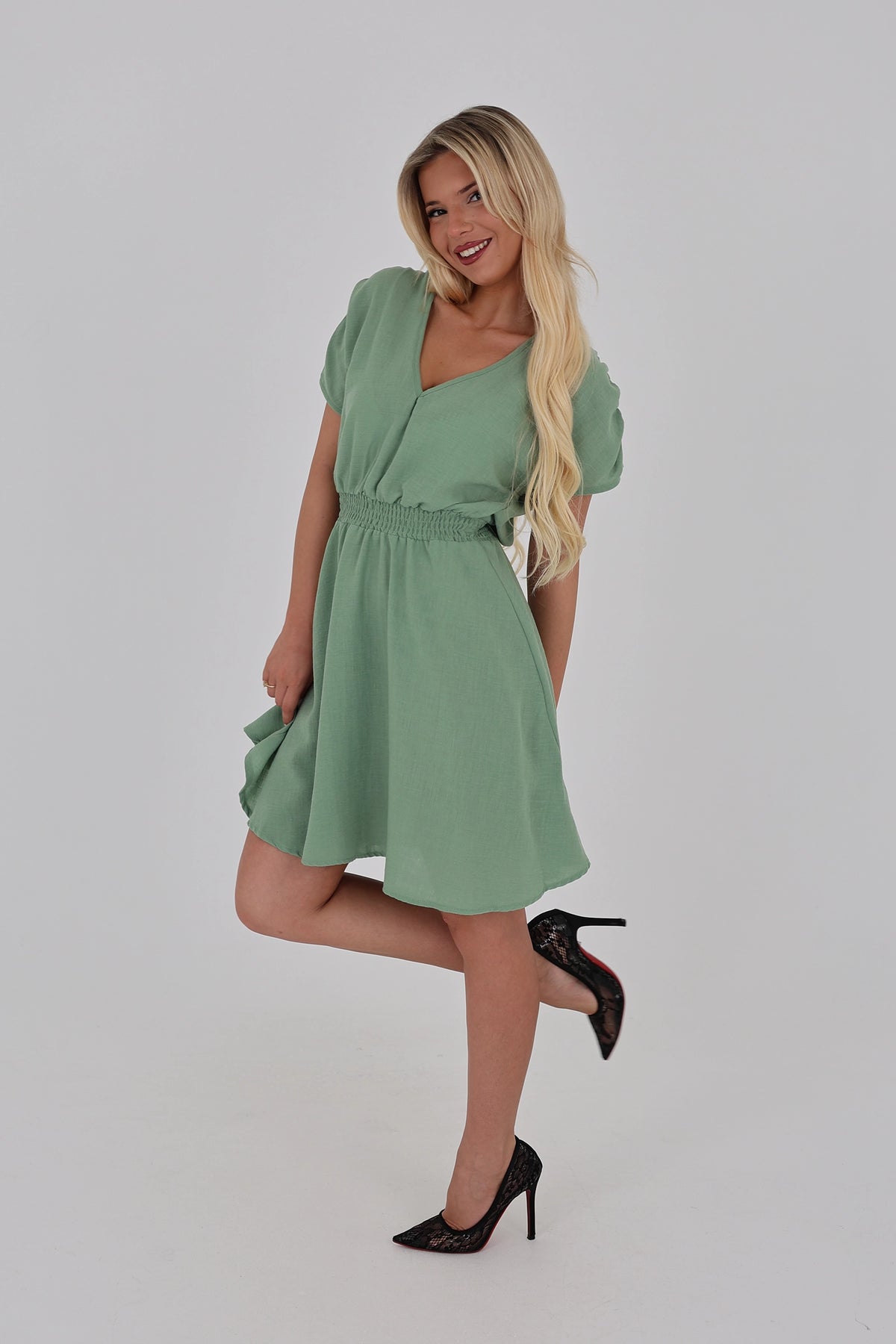 Fustan fit and flare