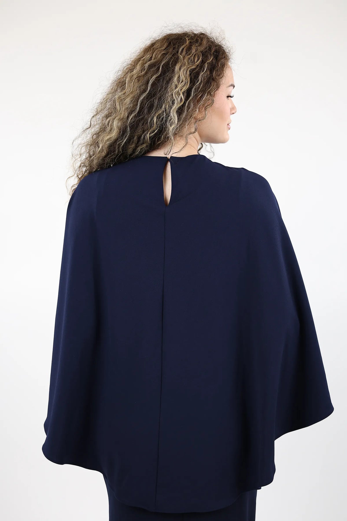Fustan navy elegante