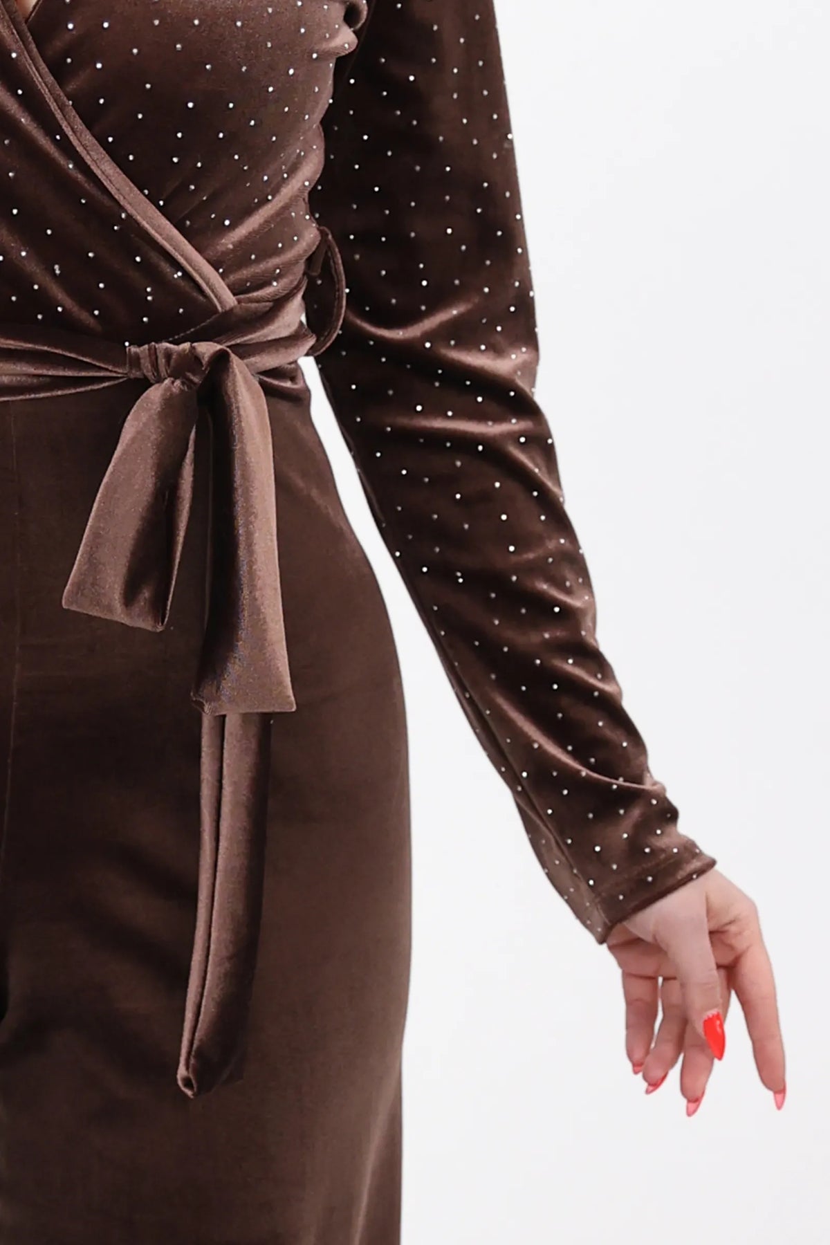 KOMBINEZON Wide Leg Jumpsuit