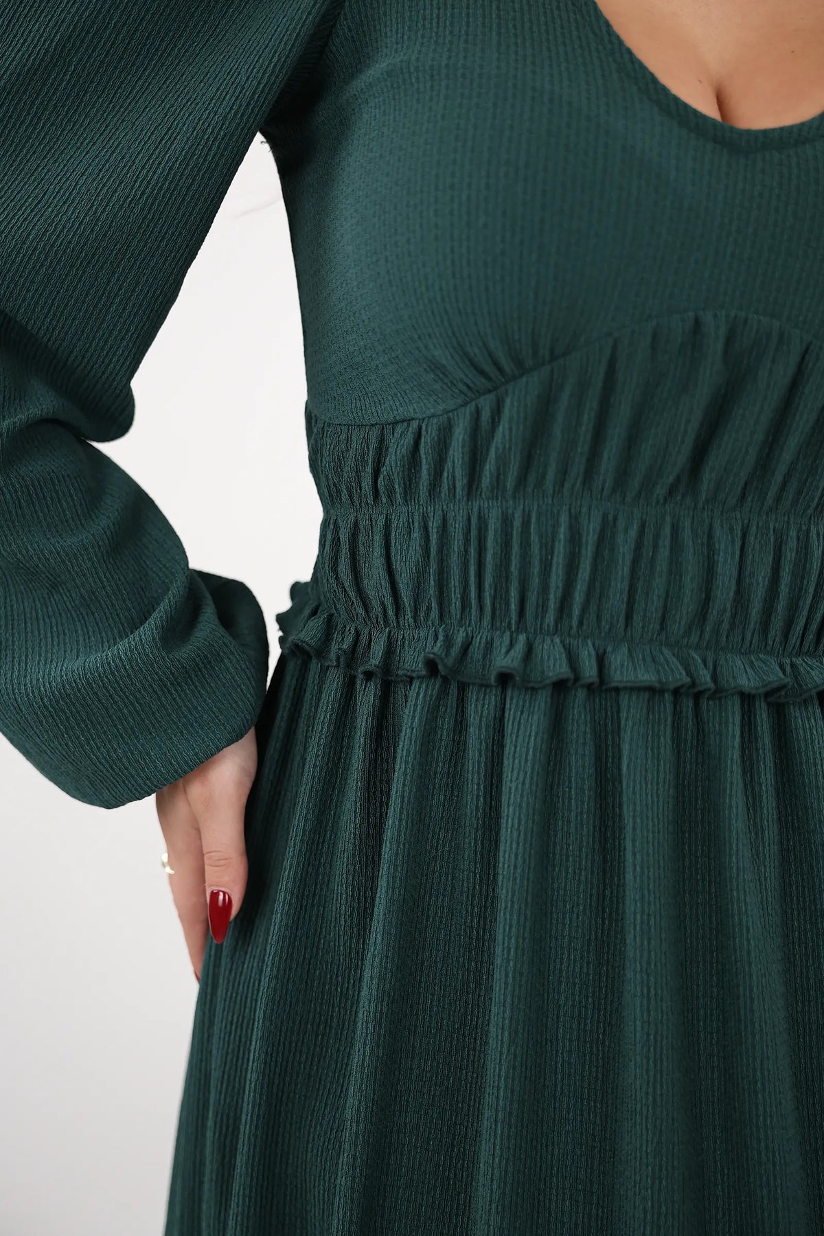 Fustan long sleeve