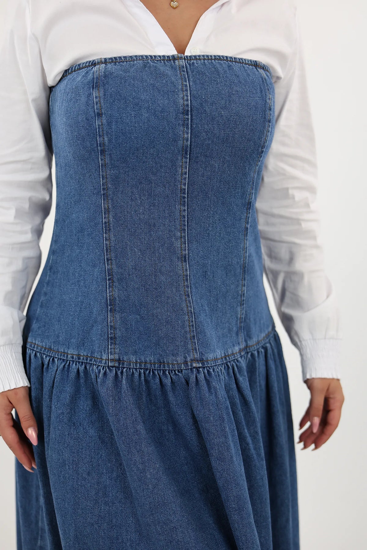 Fustan jeans