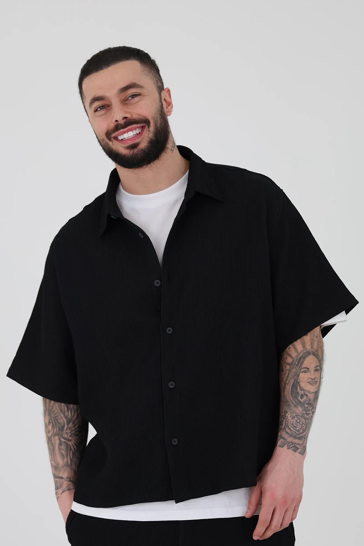 Kemishe oversized textured