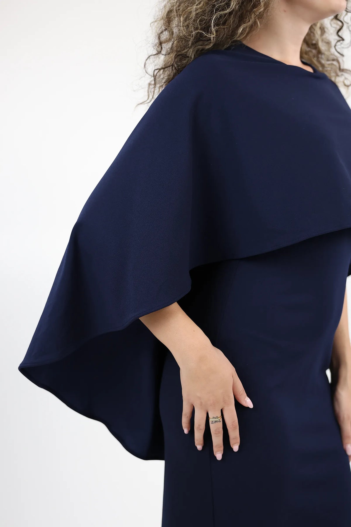 Fustan navy elegante