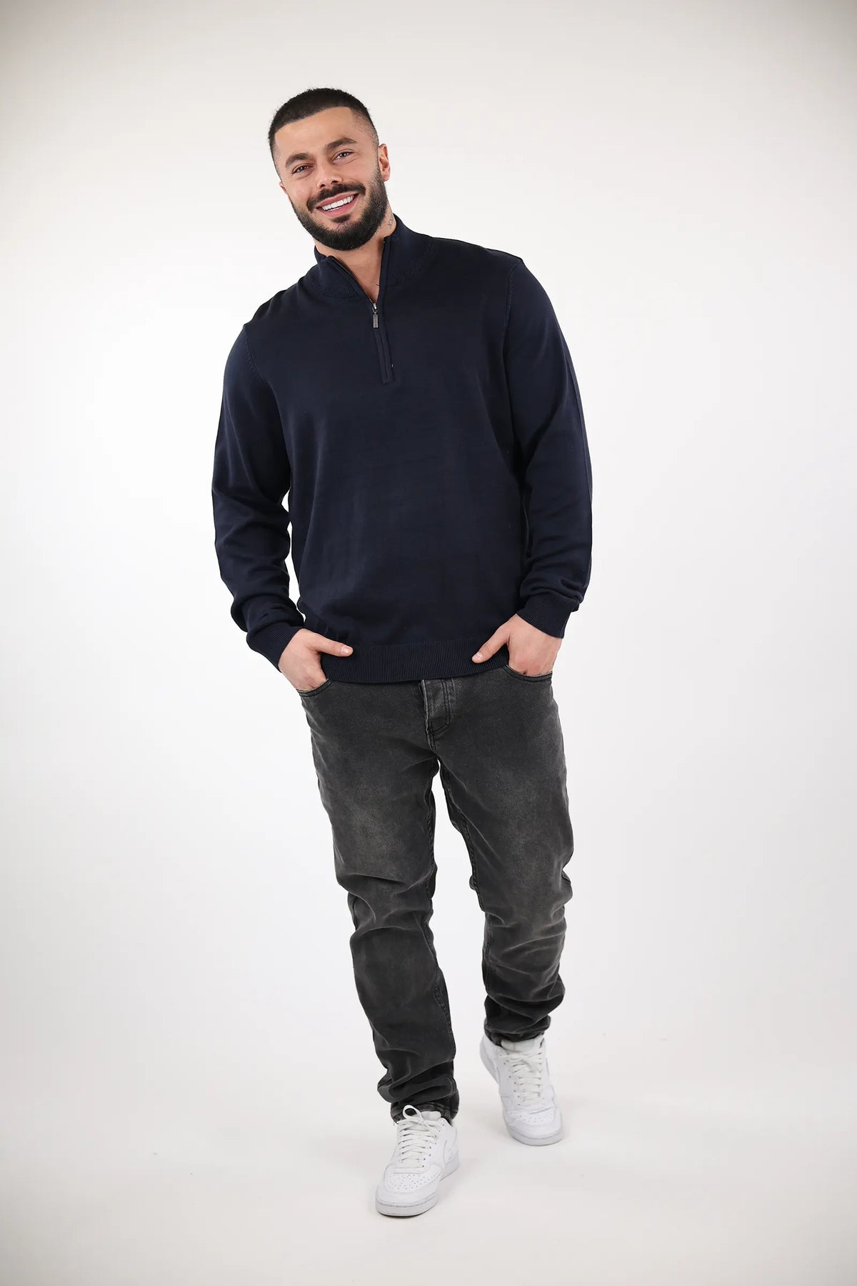 Xhemper high neck zip up
