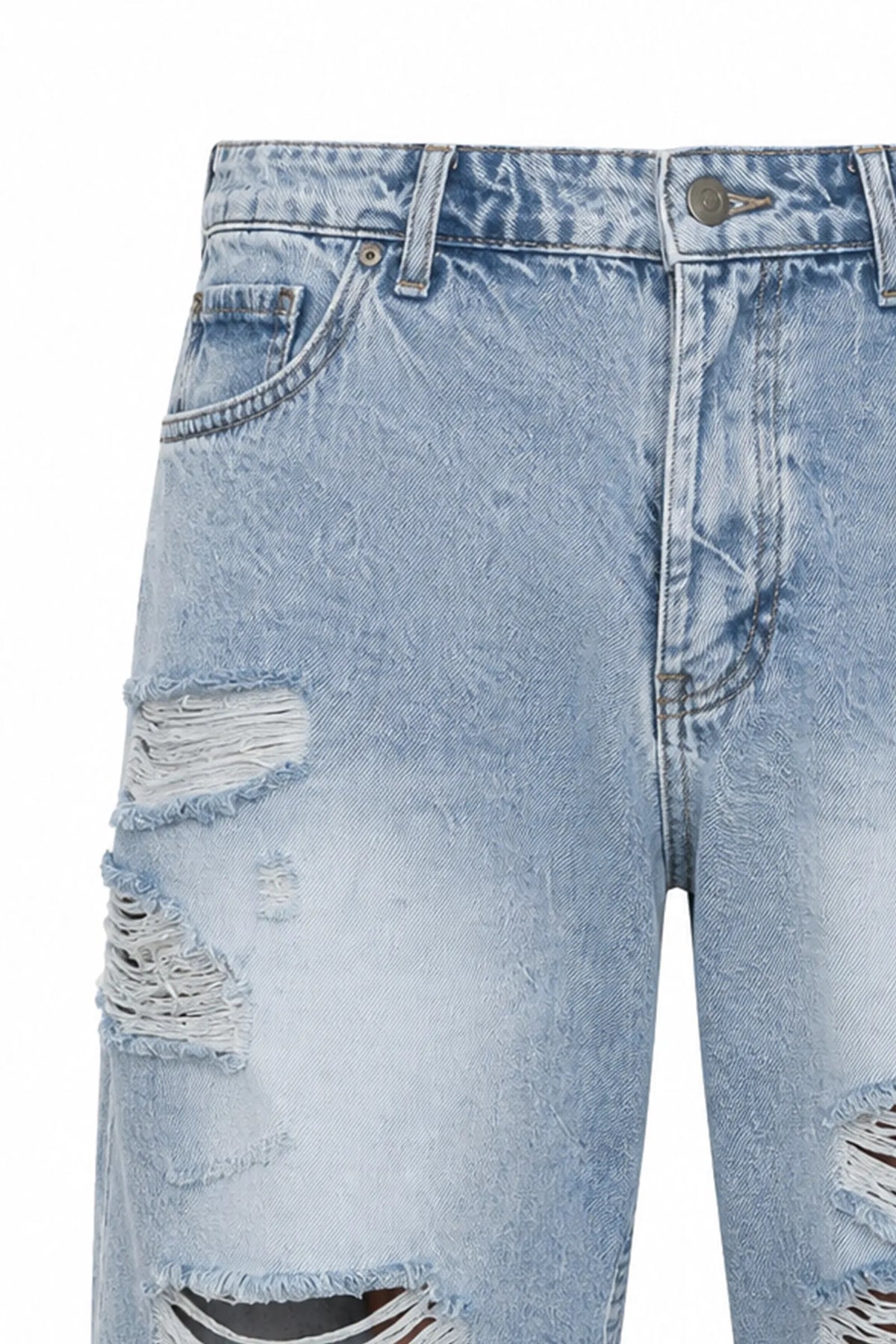 Farmerka ripped denim