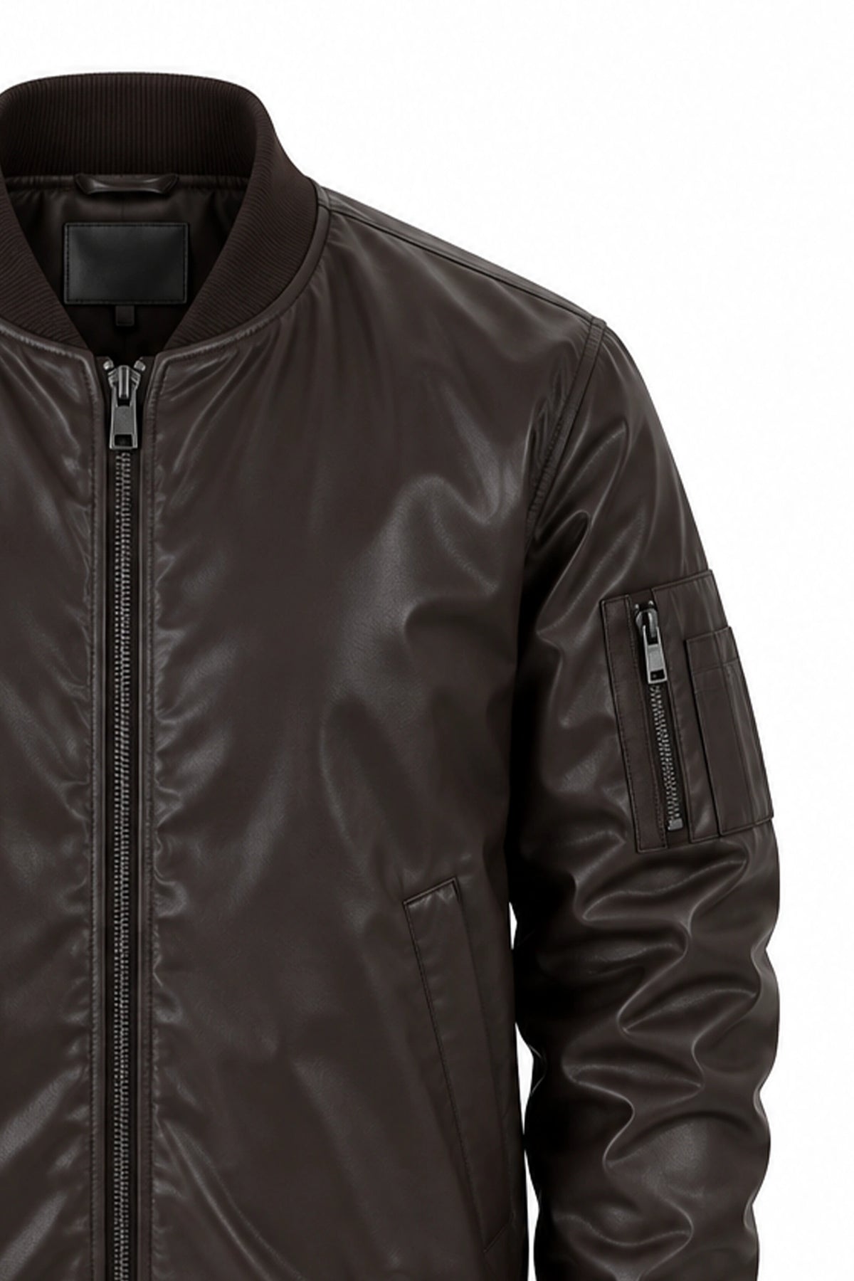 Jakne  faux-leather bomber