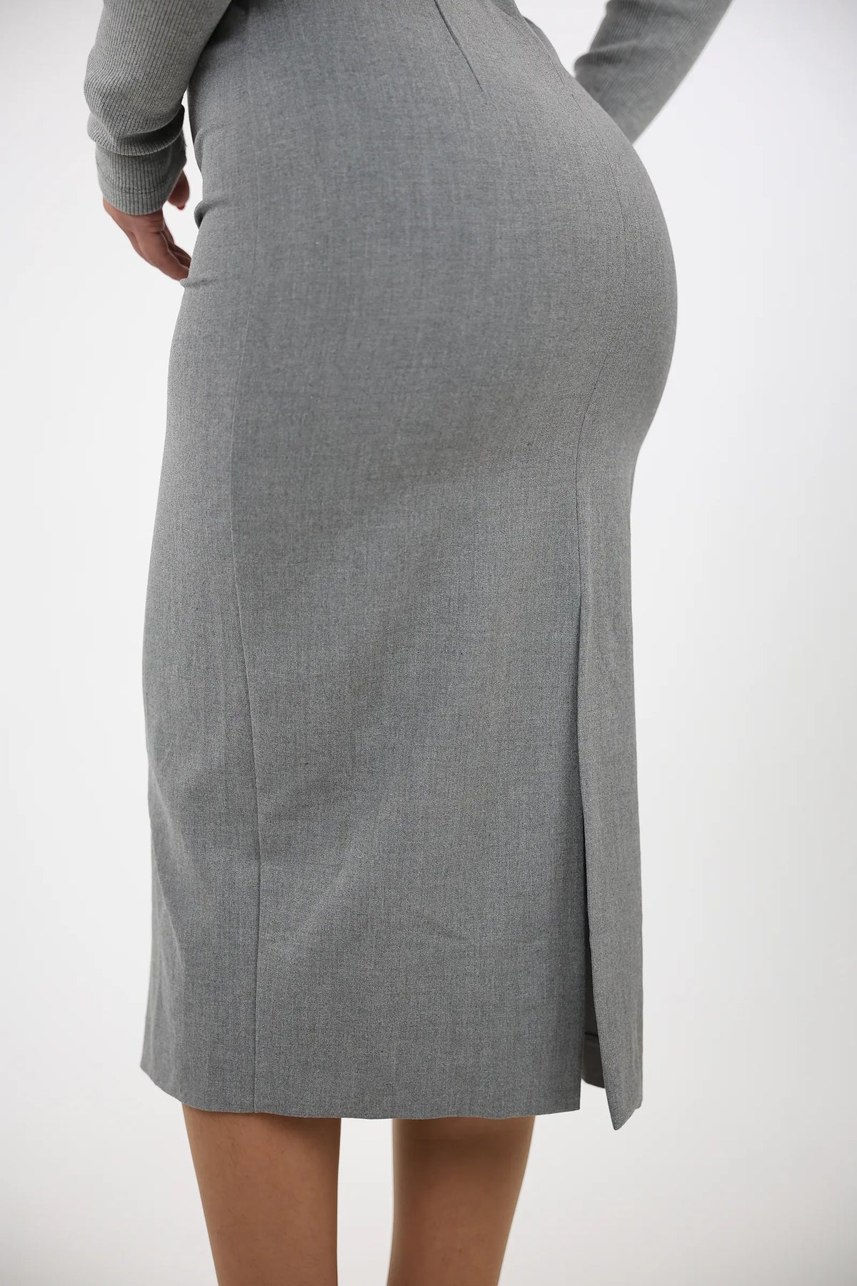 Fustan gray colorblock