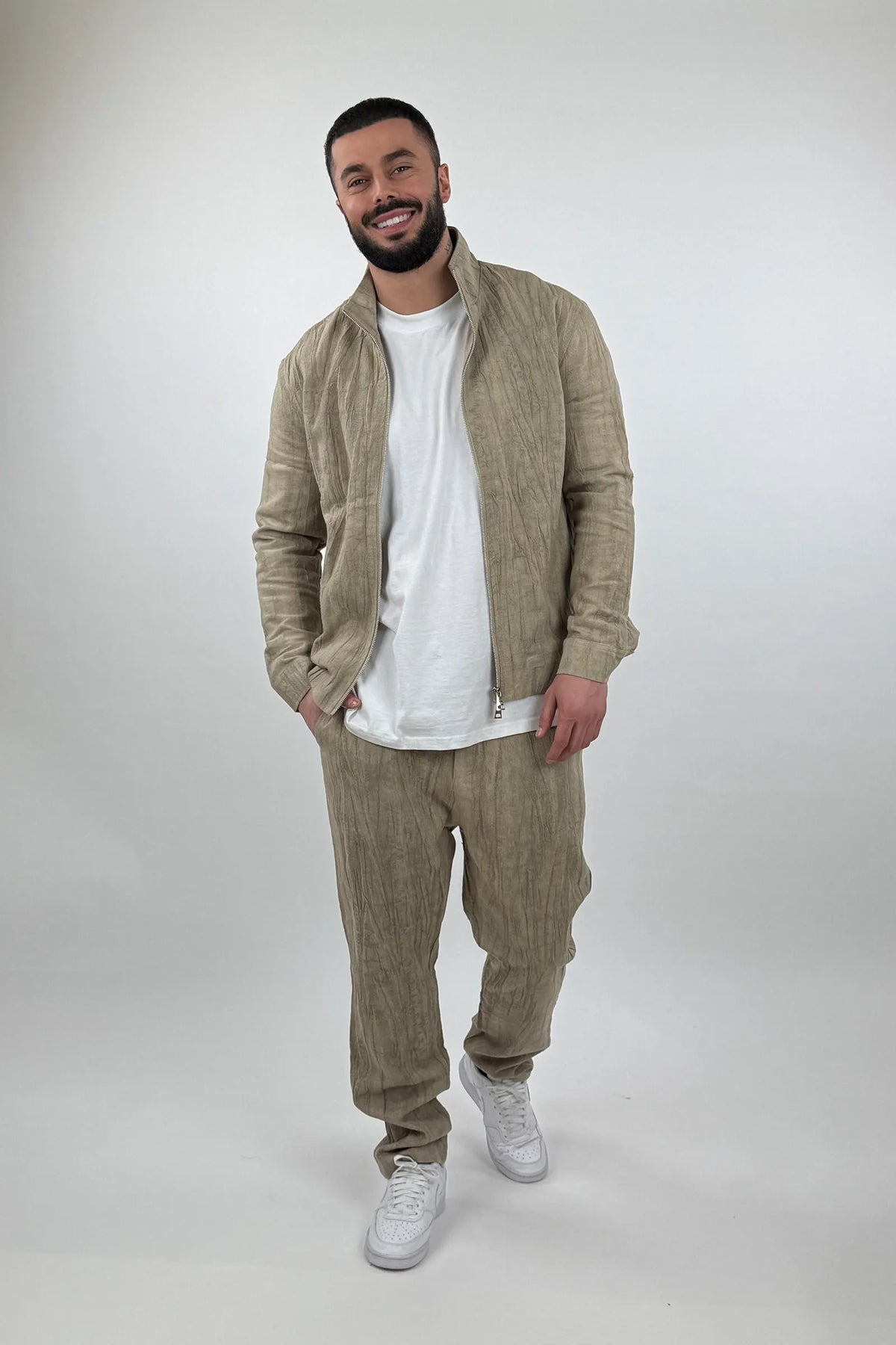 Jakne linen bomber