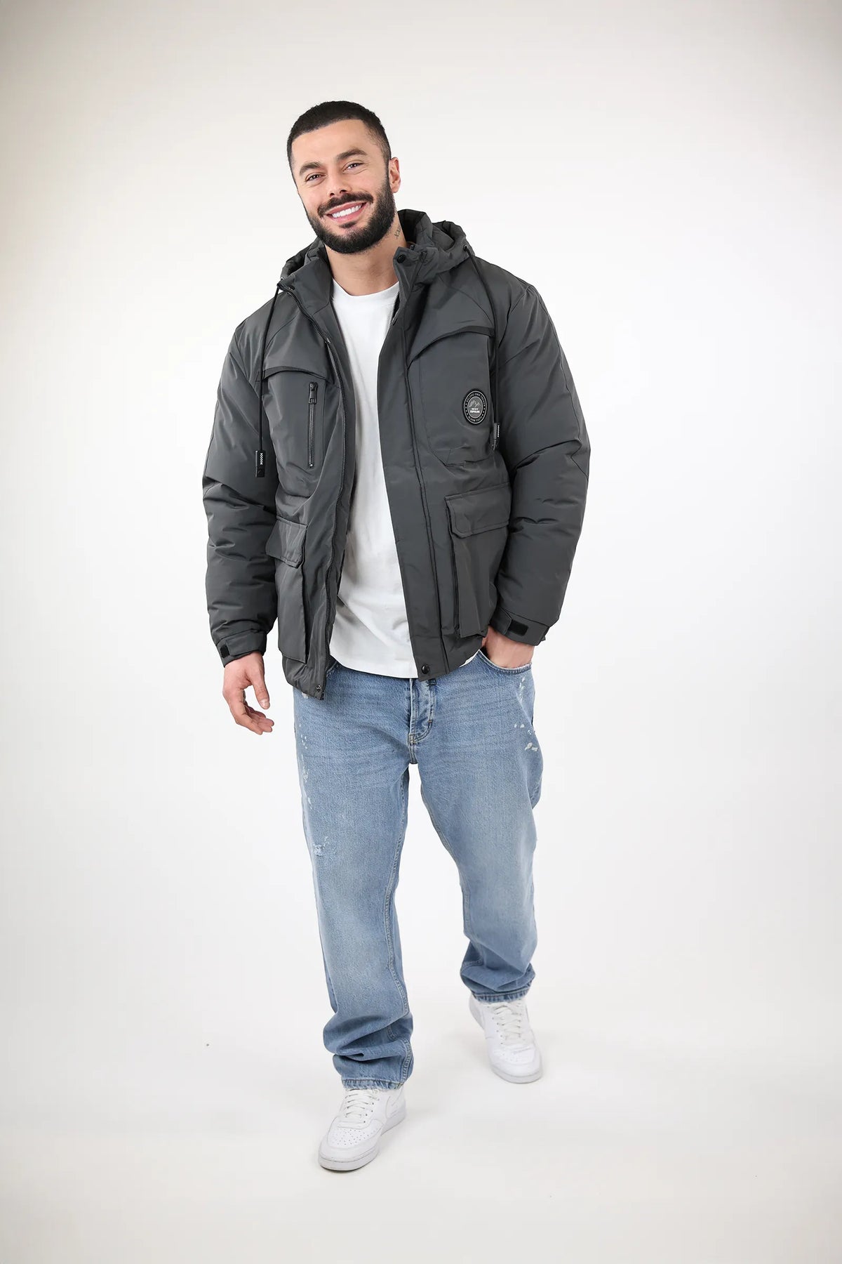 Jakne hooded puffer