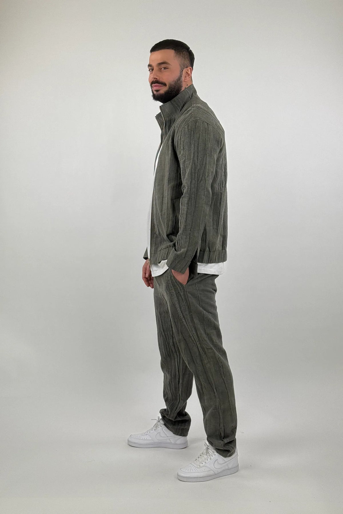 Jakne linen bomber