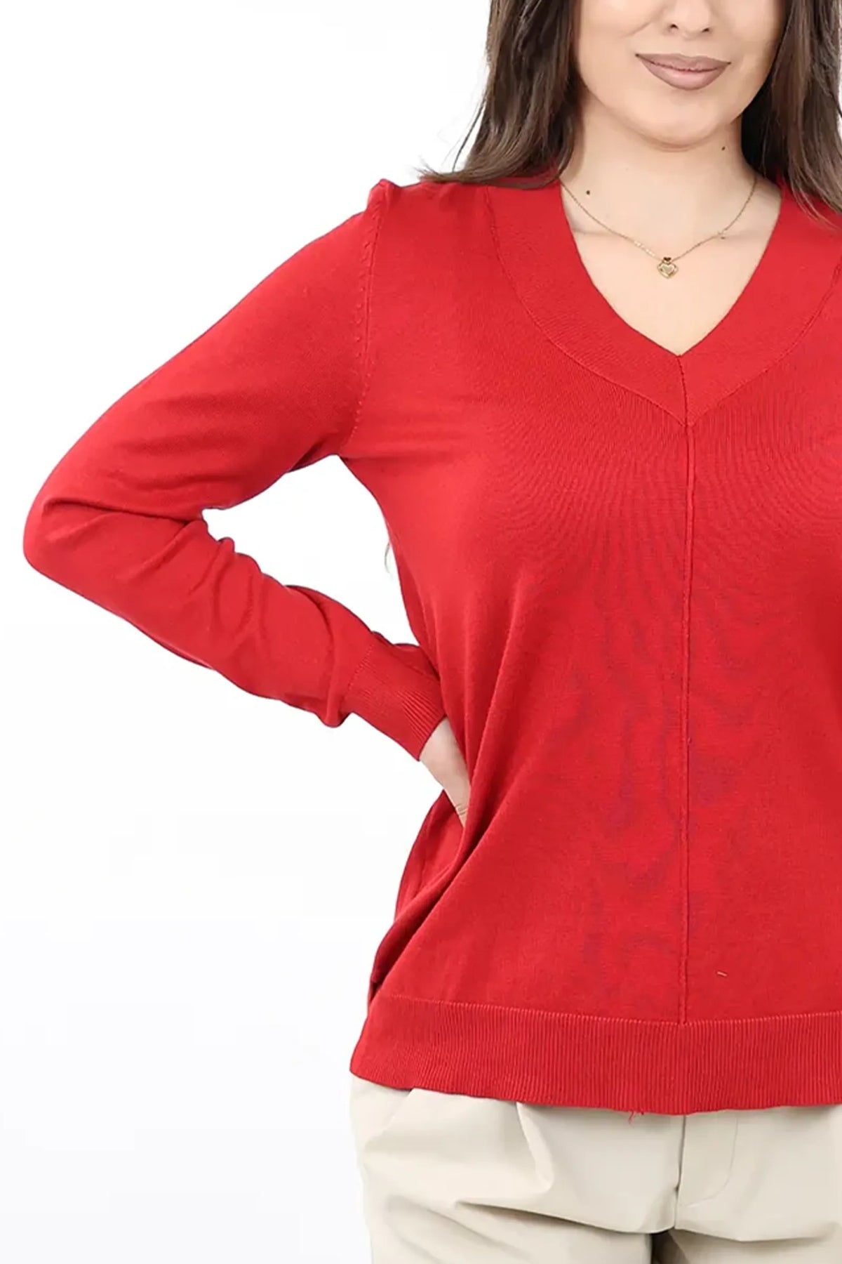 Xhemper merino v-neck