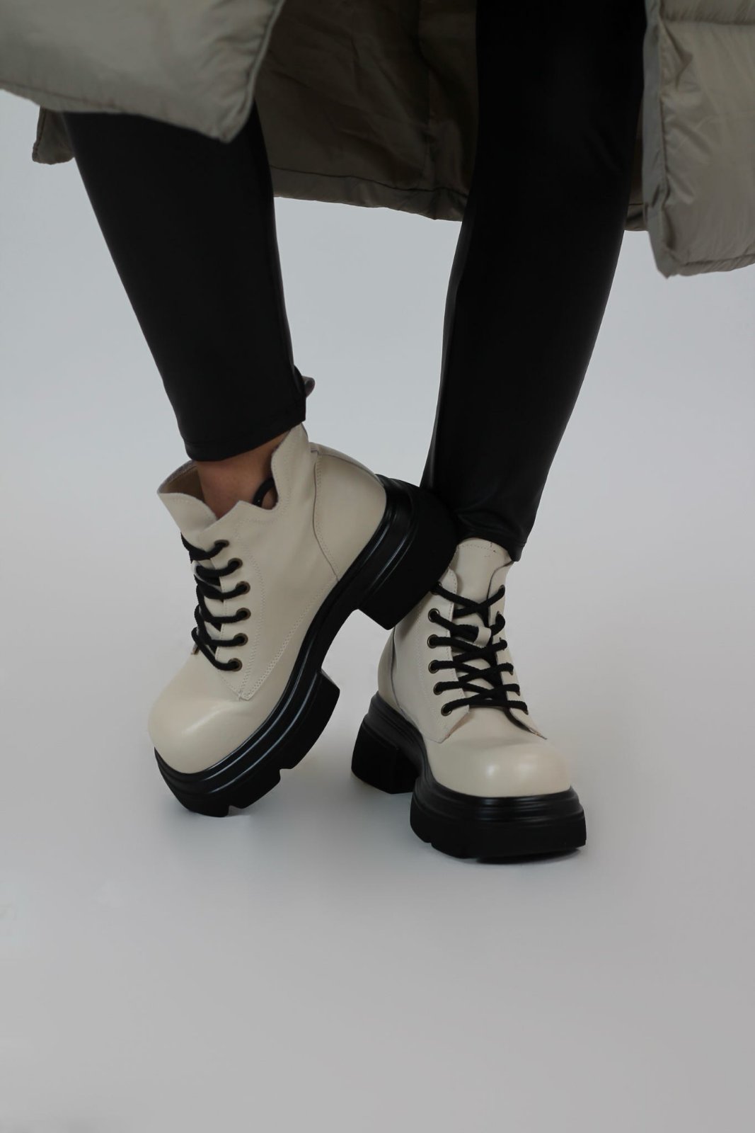 Çizme black laced