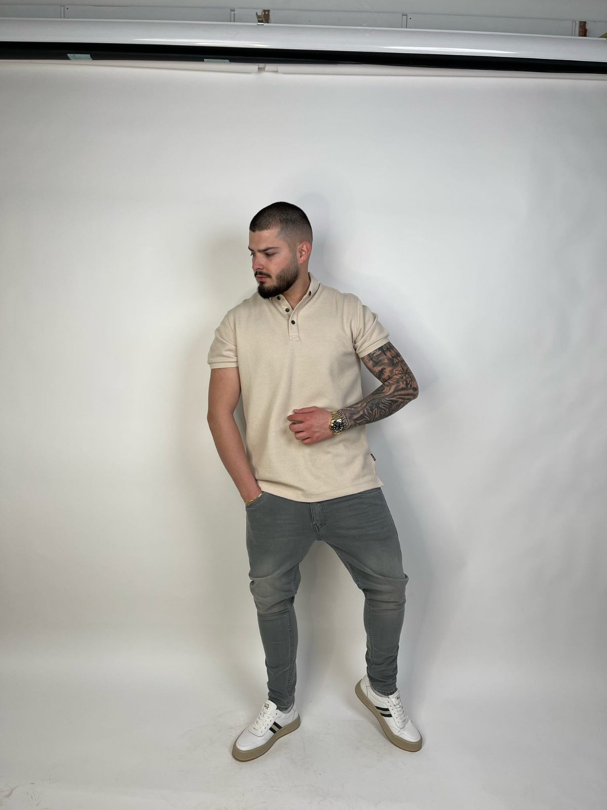Maice knitted polo