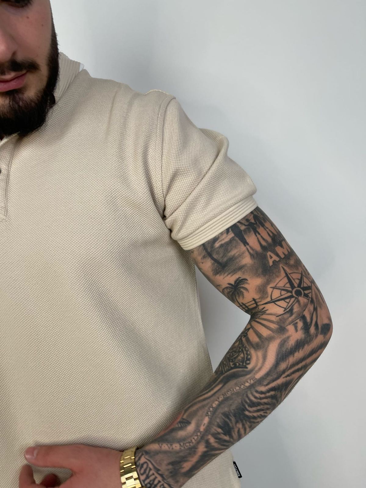 Maice knitted polo