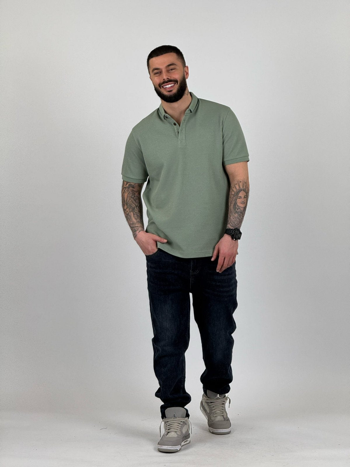 Maice knitted polo