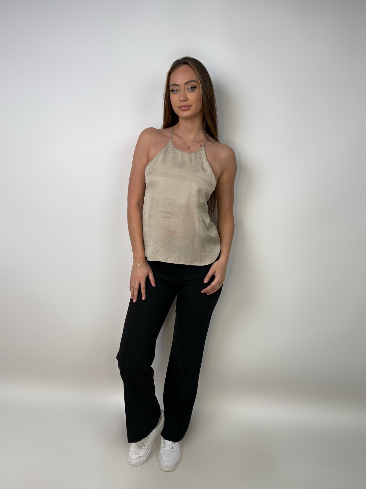 Maice satin halter