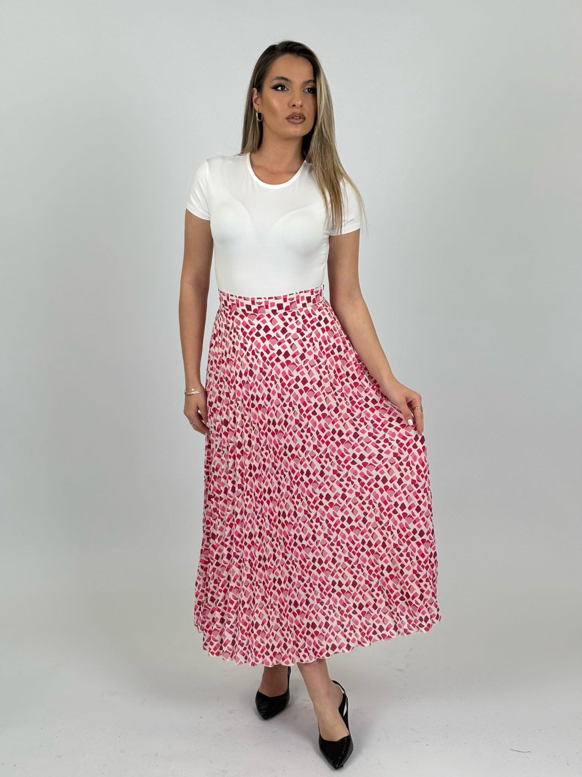 Fund pleated midi