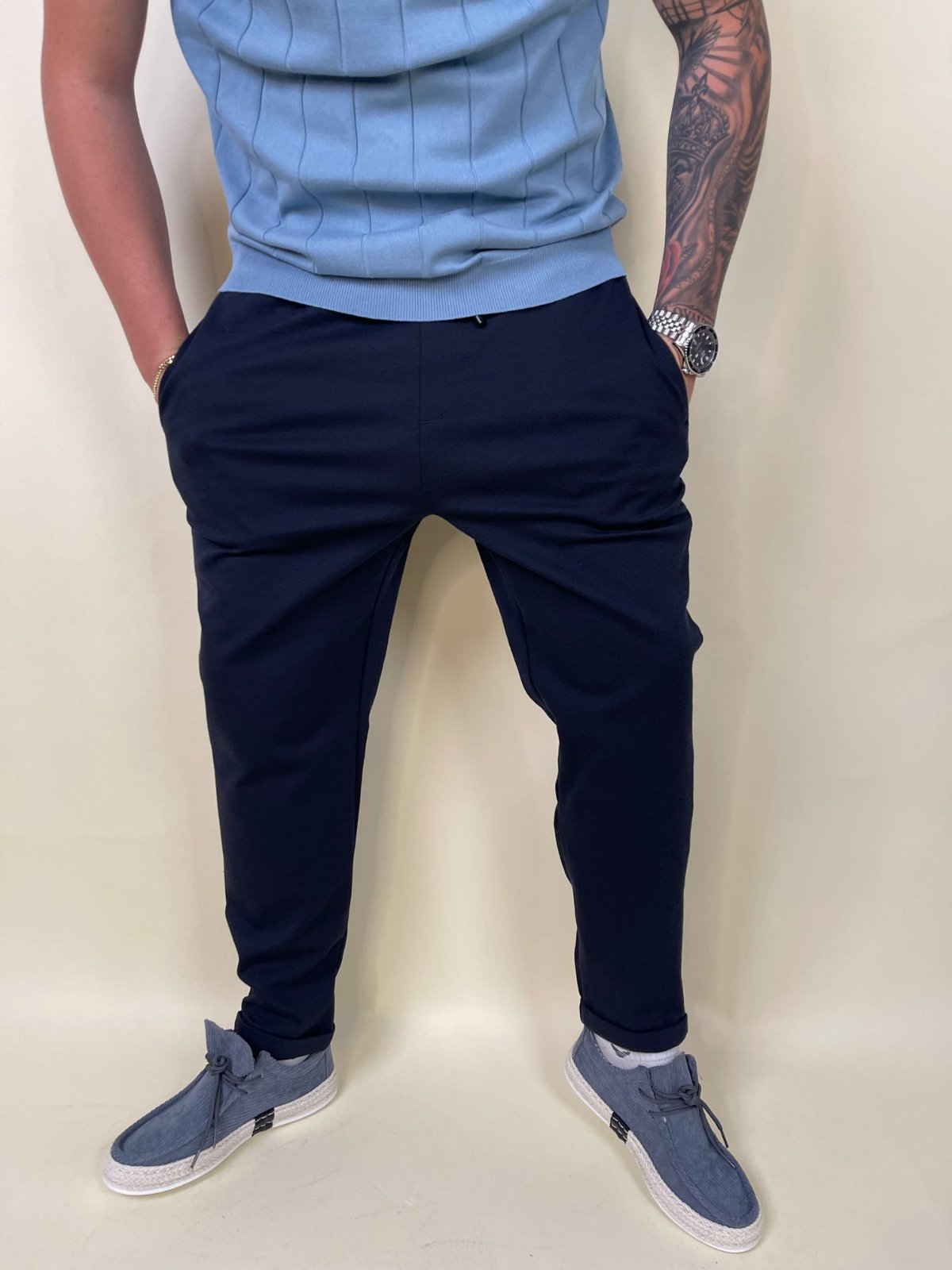 Pantallona elastic waist