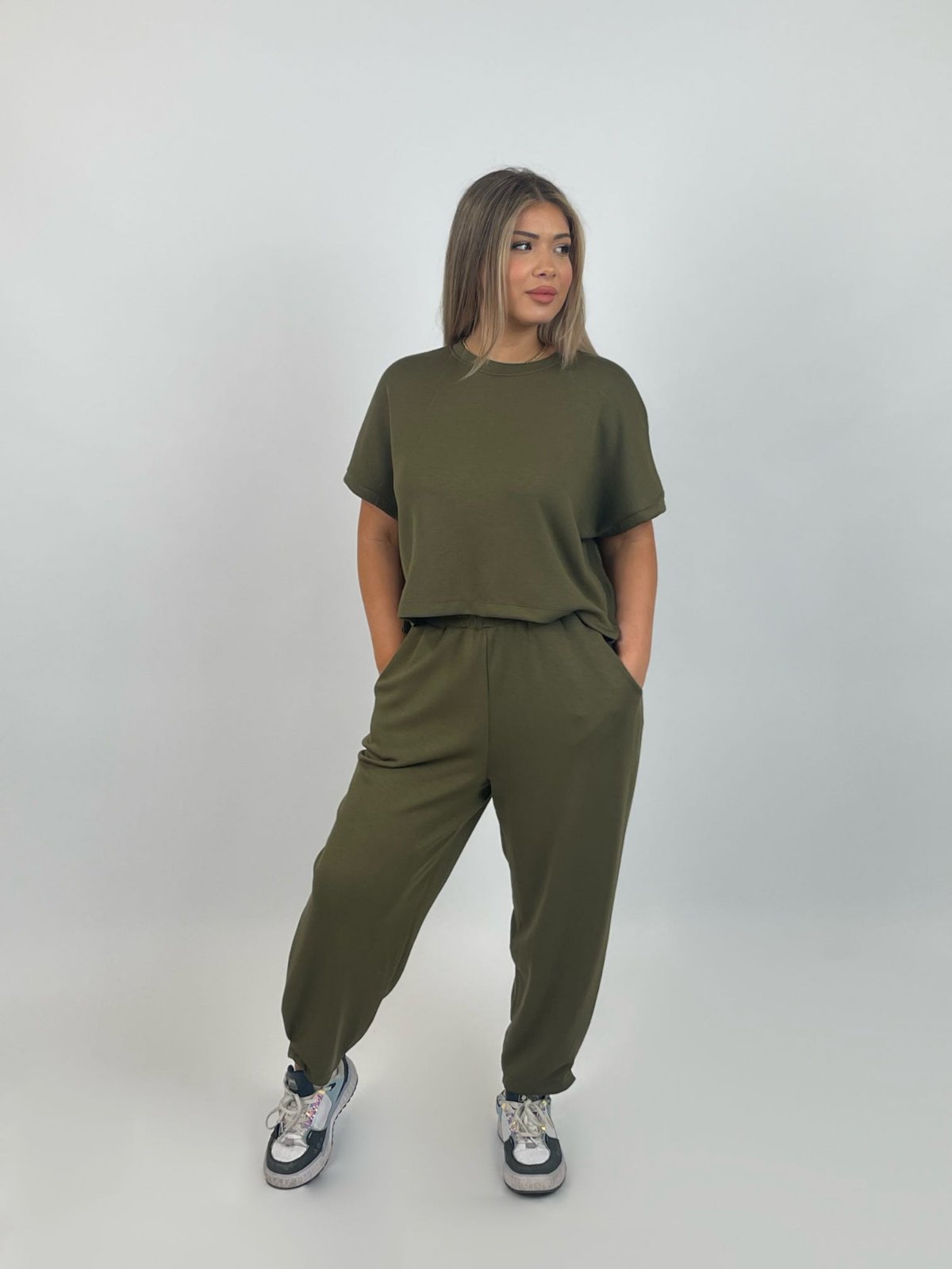 Trenerka elastic waistband